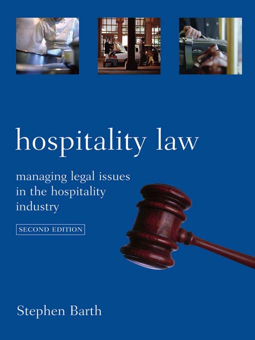 Title details for Hospitality Law by Stephen Barth - Available